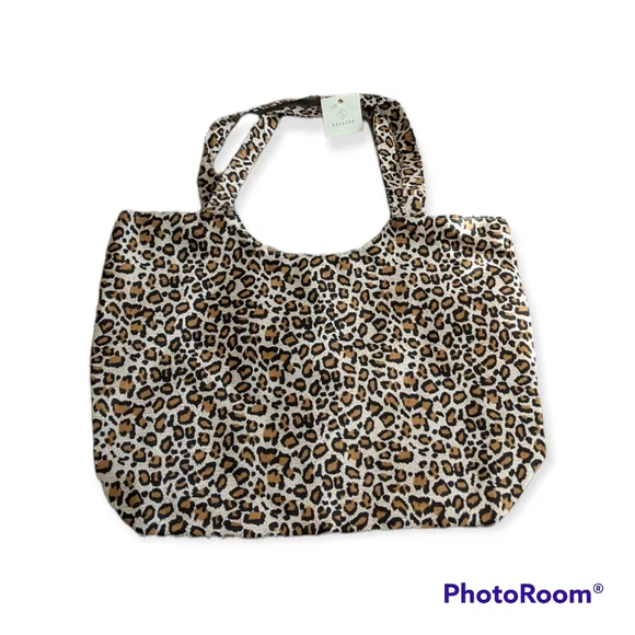 ⚡ LAST ONE⚡XL Leopard Print Shoulder Tote Bag - Picture 4 of 10